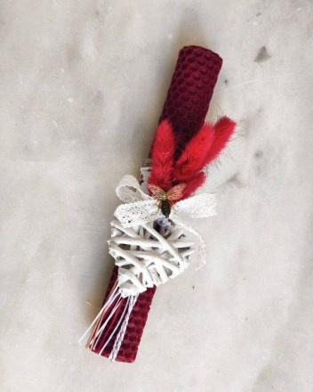 15  λαμπαδα κυρηθρα καρδια ξυλινη (1)